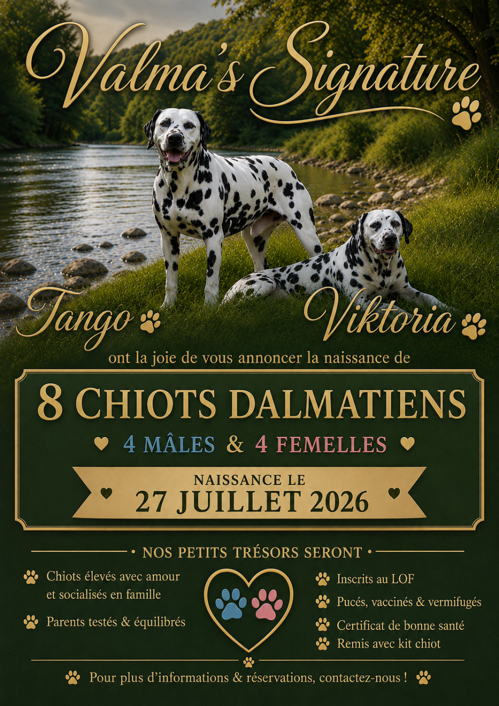 Valma's Signature - Chiots disponibles - Dalmatien